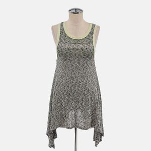 FREE PEOPLE Womens Bumble Bee Knees Tank Top Size XS Bohemian Asymmetrical Tunic